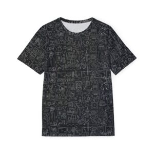 Café Art Forms Pattern T-Shirt