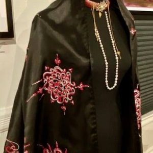 Pink and Silver by Ashrock Art