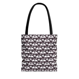 Swans & Citrus Pattern Tote Bag