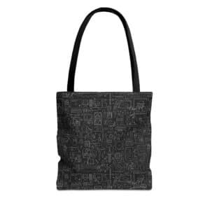 Café Art Forms Pattern Tote Bag