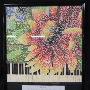 Mosaic Art While You Wait Sunflower by Multiple Artists