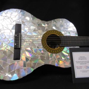 CD Mosaic Guitar by Multiple Artists