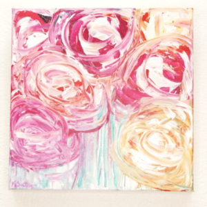 Popping Peonies I by Kelley Batson-Howard