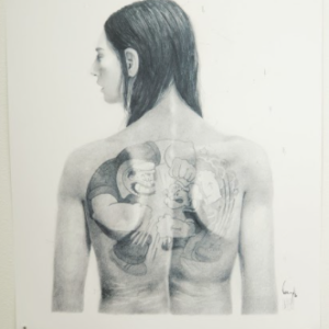 Girl with the Popeye Tattoo by BAYO