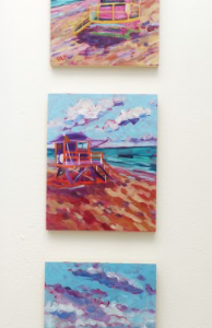 Sunrise Beach Life-guard Stations by Heather Nagy