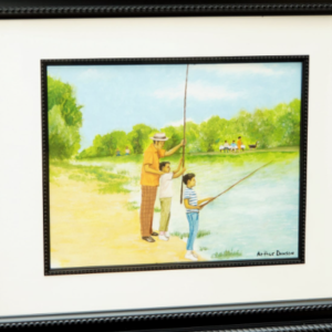 Cane Pole Fishing by Arthur Dawson
