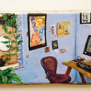 A Little Brown Cat Like to Sleep Outside My Office Window by Malakai Schulz