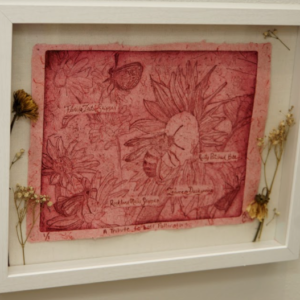A Tribute to Lost Pollinators (Pink) by Alexis Collum