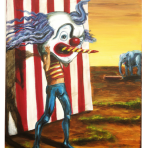 Angry Clown Head by Fernando Molinares