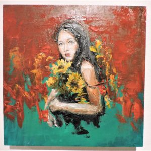 Axolotl sunrise by Samantha Shumaker