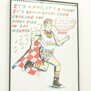 Fat Jogging Self Portrait by Dave Van Patten