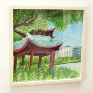 Lake Eola Pagoda by Juarez Marisela