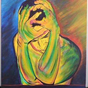 Human I am - self portrait by Daniel Graxton