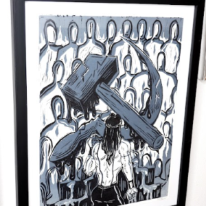 "Man vs. System" by Ernst Olina