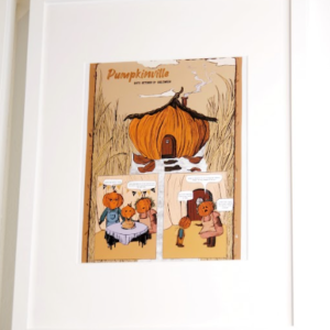 "Pumpkinville (Splash Page)" by Adriana Suarez