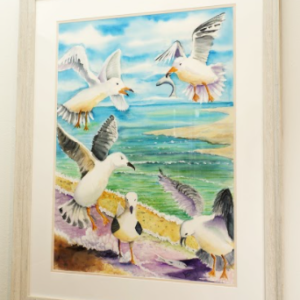 Huguenot Gulls or Mine, Mine, Mine!! by Jim Cox