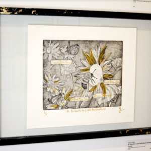 "A Tribute to Lost Pollinators (Golden Auras)" by Alexis Collum