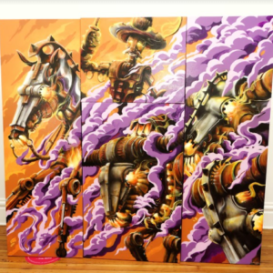 Iron Horse Quadriptych by Christian Stanley