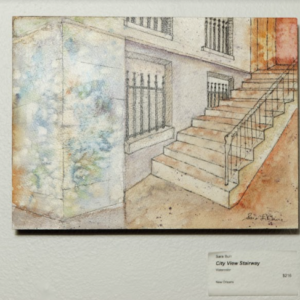 City View Stairway by Sara Burr