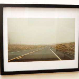 Desert Road in Winter by Sara Hollamby