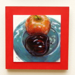 "Still Life with Apples" by Eliza Pineau Casler