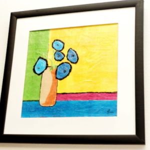 Poppies in Vase 1 by Bob Smedley