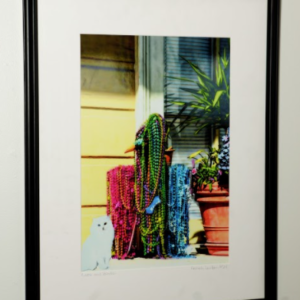 Cat and Beads by Pam Loudon