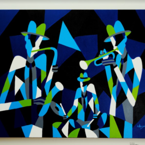 Jazz Band Blue by Reggie Ford