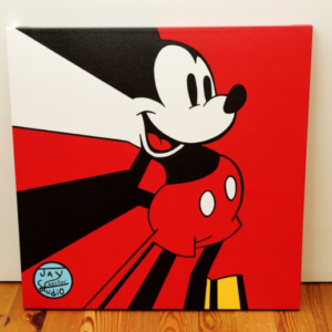 Exploded Optic Mickey by Jay Geeker