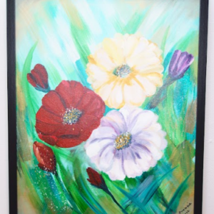 Olga's Flowers by Francia Abreu