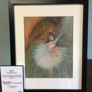 Dancer (pastel ballerina) by Kathy Irvine