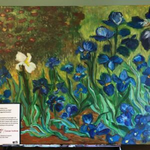 Iris' Inspired by van Gogh by Kathy Irvine