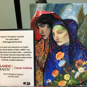 The Lady in Blue by Pratyusha Anumala