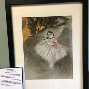 Degas Ballerina (pastel) by Victoria Martinez