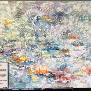 The Garden in Snowfall by Barbara Rhodes