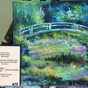 Thinking of Giverny (Monet garden) by Barbara Rhodes