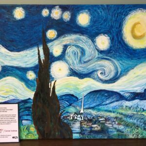 Inspired by van Gogh's Starry Night by Valerie Kelley