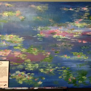 Monet Vibrant Lilies by Priscilla Ocampo