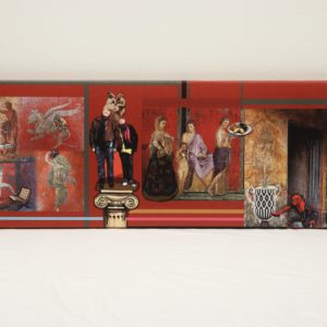 Pompeii Digital Fresco by Gisela Romero