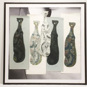 Paddles of Life and Ash, Mother and Totem by Coleen Ardaman