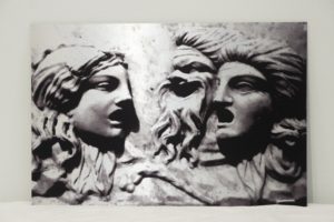 Pompeii Theater Bas-Relief by Josh Garrick