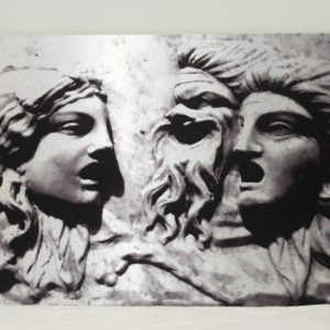 Pompeii Theater Bas-Relief by Josh Garrick