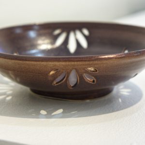 Modern Carved Bowl by Angela Amore