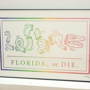 Fla or Die Framed Pride Print by Akyros