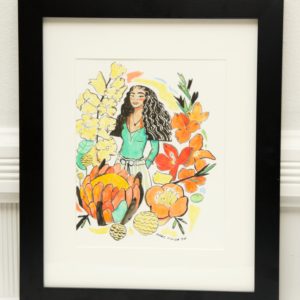 Black Girl in the Garden by Gabi Zuniga