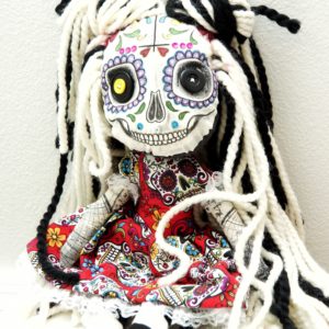 Crescent Sugar Skull by Seamus Adair