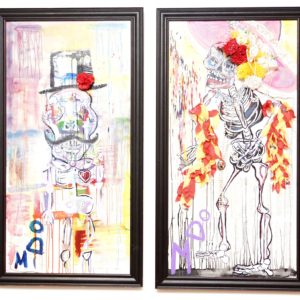 Lady Day of the Dead Series & Man Day of the Dead Series by Michael Dennis