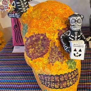 Craneo Cempasuchil by David Martinez