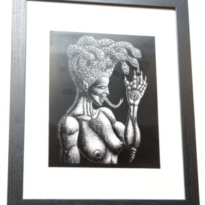 Medusa Black & White by Alexander Alvarez