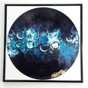Water Drops on LP by Katherine Perez